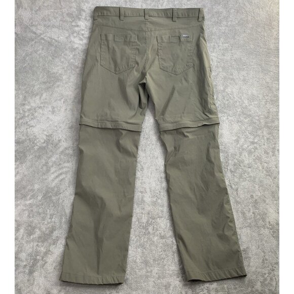 Eddie Bauer Pants Mens 38x32” Convertible Zip Off Cargo Hiking Nylon Outdoor - Picture 13 of 15